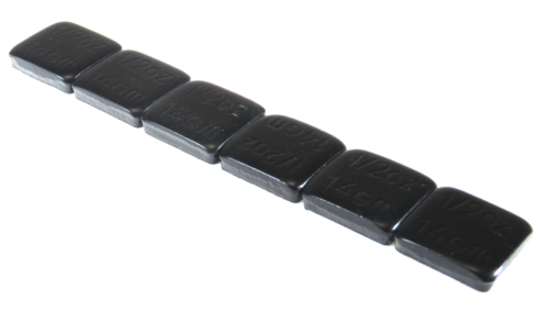 Stick On Wheel Weight 1/4 oz 48-S Box — Black